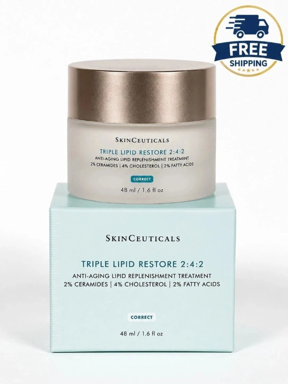 SkinCeuticals Triple Lipid Restore 1.6 oz Face Cream 2:4:2, 48ml Sealed New Box